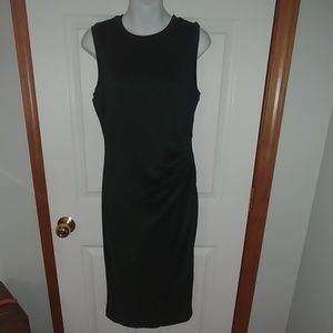 Banana Republic dark green dress